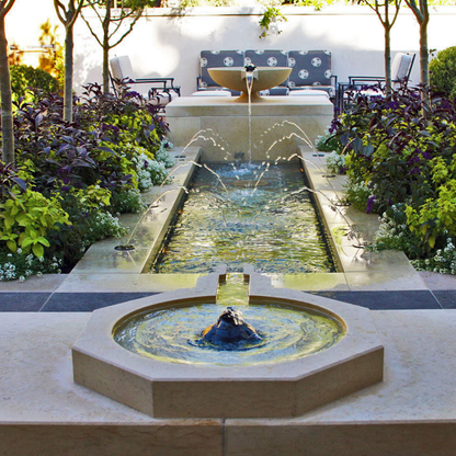 Cut Stone Fountain