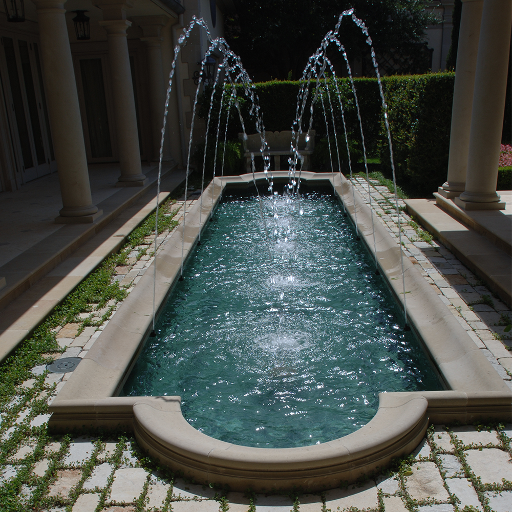 Cut Stone Fountain