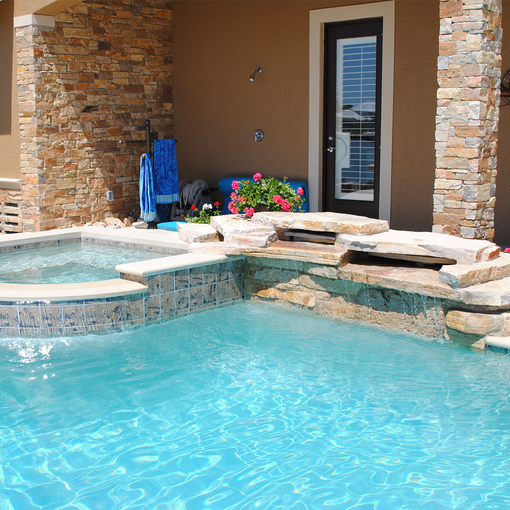 Pools with Fountains